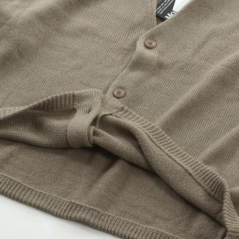 【MODISH GAZE】モヘアライク オーバーサイズ ニット カーディガン ボレロ