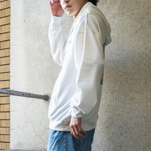 【MODISH GAZE】裏毛 長袖 BIG プルパーカー Adventure