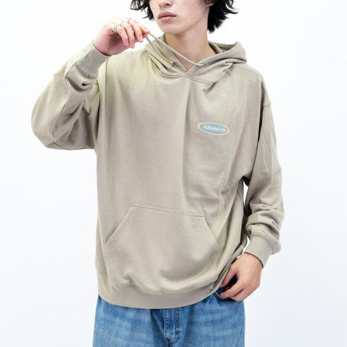 【MODISH GAZE】裏毛 長袖 BIG プルパーカー Adventure