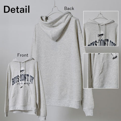 【MODISH GAZE】裏毛 長袖 BIG プルパーカー BABY