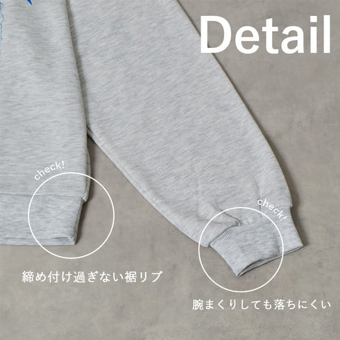 【MODISH GAZE】裏毛 クルーネック 長袖 BIG スウェット MAD DOG