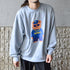 【MODISH GAZE】裏毛 クルーネック 長袖 BIG スウェット ストリート BEAR