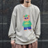 【MODISH GAZE】裏毛 クルーネック 長袖 BIG スウェット ストリート BEAR