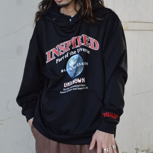 【MODISH GAZE】裏毛 長袖 BIG プルパーカー EARTH