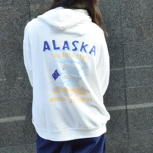 【MODISH GAZE】裏毛 長袖 プルパーカー アラスカ