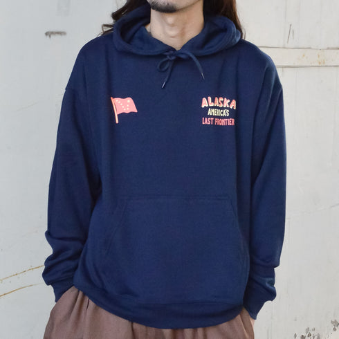 【MODISH GAZE】裏毛 長袖 プルパーカー アラスカ