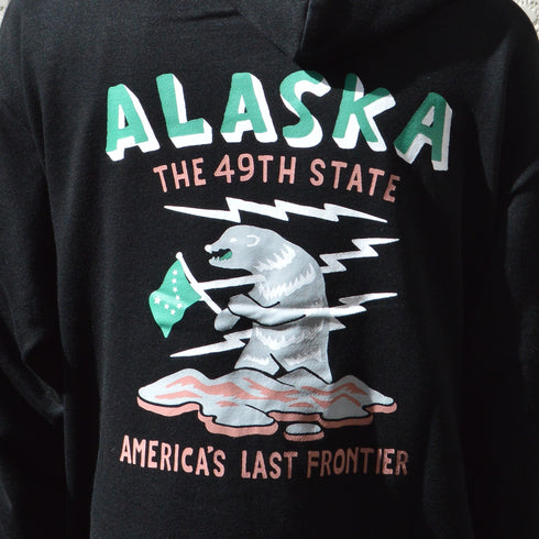 【MODISH GAZE】裏毛 長袖 プルパーカー アラスカ