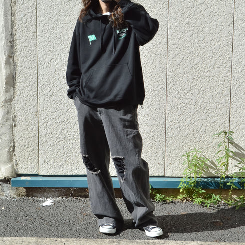 【MODISH GAZE】裏毛 長袖 プルパーカー アラスカ