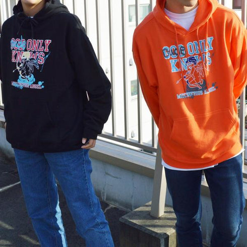 【MODISH GAZE】裏毛 長袖 プルパーカー 天使