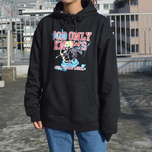 【MODISH GAZE】裏毛 長袖 プルパーカー 天使