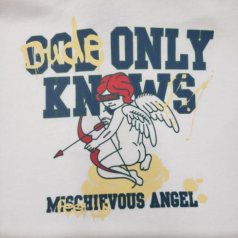 【MODISH GAZE】裏毛 長袖 プルパーカー 天使