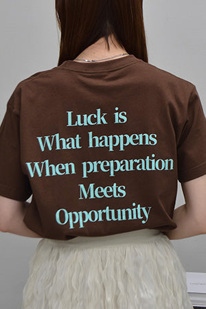 【spiritoso】メッセージプリントTシャツ