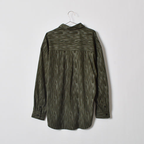 ムラプリントコーデュロイシャツ