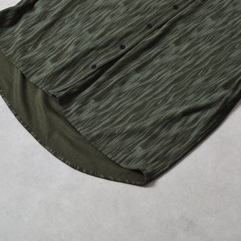 ムラプリントコーデュロイシャツ