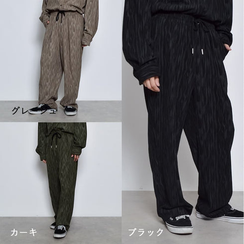 ムラプリントコーデュロイパンツ
