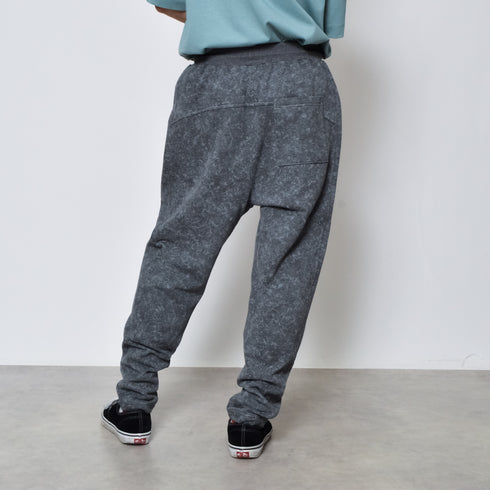 プリント裏毛イージースウェットタックパンツ