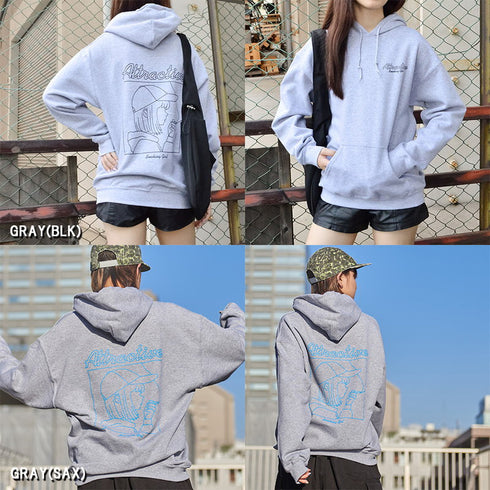 【MODISH GAZE】スモーキングガール裏起毛フーディー