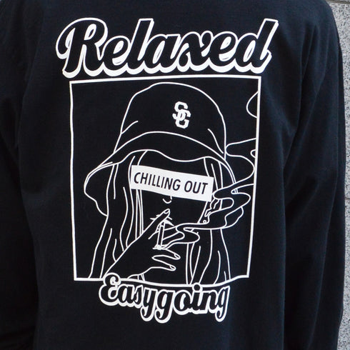 【MODISH GAZE】スモーキングガール Relaxed ロンT