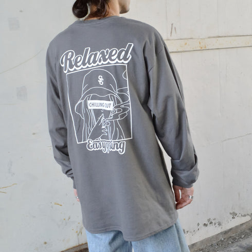 【MODISH GAZE】スモーキングガール Relaxed ロンT