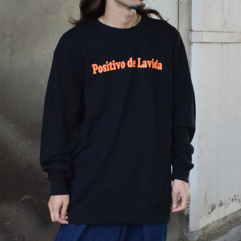 【MODISH GAZE】オーバルロゴ Positivo de Lavida 裏毛スウェット