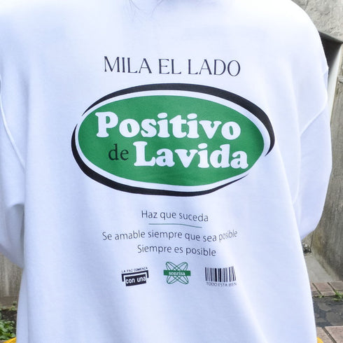 【MODISH GAZE】オーバルロゴ Positivo de Lavida 裏毛スウェット