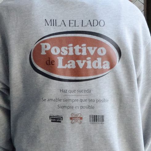 【MODISH GAZE】オーバルロゴ Positivo de Lavida 裏毛スウェット