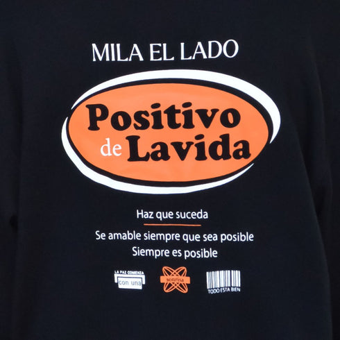 【MODISH GAZE】オーバルロゴ Positivo de Lavida 裏毛スウェット