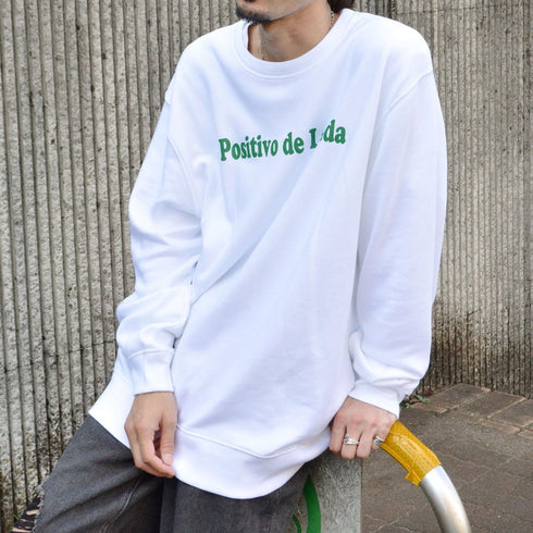 【MODISH GAZE】オーバルロゴ Positivo de Lavida 裏毛スウェット
