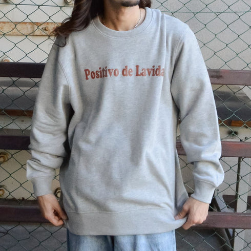 【MODISH GAZE】オーバルロゴ Positivo de Lavida 裏毛スウェット