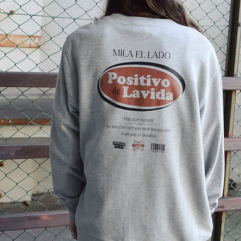 【MODISH GAZE】オーバルロゴ Positivo de Lavida 裏毛スウェット