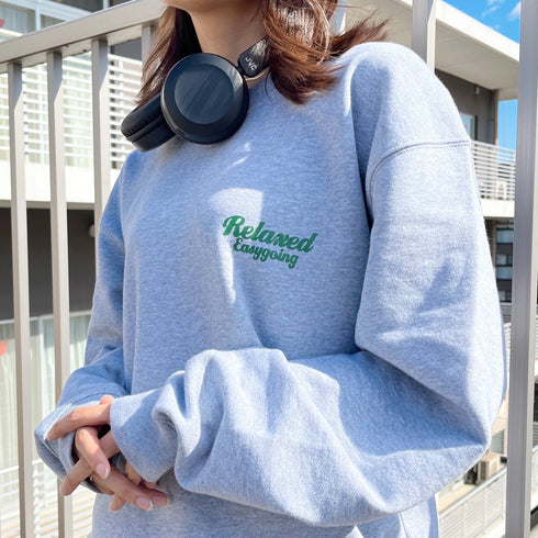 【MODISH GAZE】スモーキングガールRelaxed裏毛トレーナー