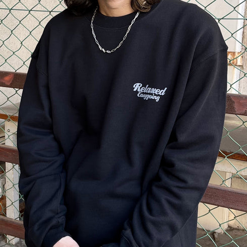 【MODISH GAZE】スモーキングガールRelaxed裏毛トレーナー