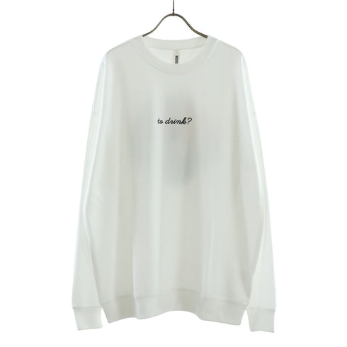 【MODISH GAZE】T/Cポンチ ゆるカラープリント ビッグスウェットトレーナー