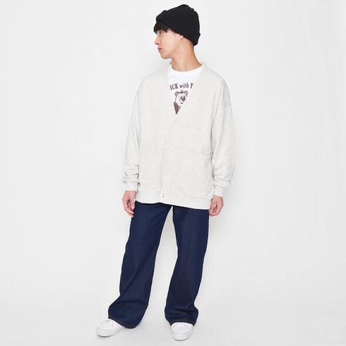 【MODISH GAZE】スウェットカーデ