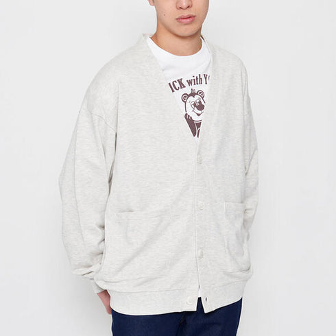 【MODISH GAZE】スウェットカーデ