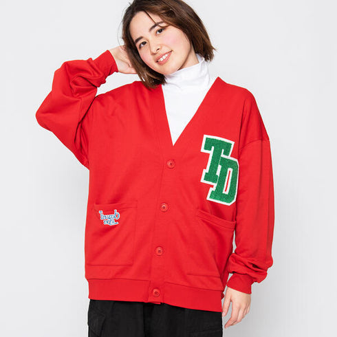 【MODISH GAZE】ワッペンスタイル カーディガン