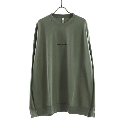 【MODISH GAZE】T/Cポンチ ゆるカラープリント ビッグスウェットトレーナー