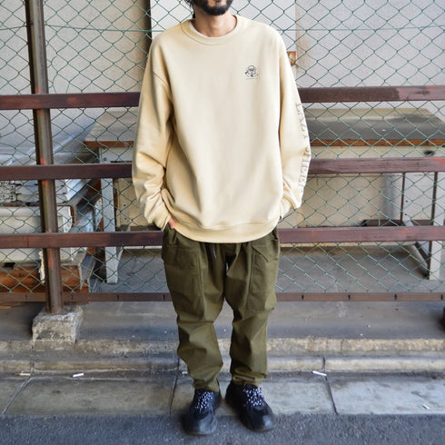 【MODISH GAZE】アニマルワンポイント刺繍スウェット