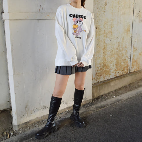 【MODISH GAZE】アニマルプリントスウェット