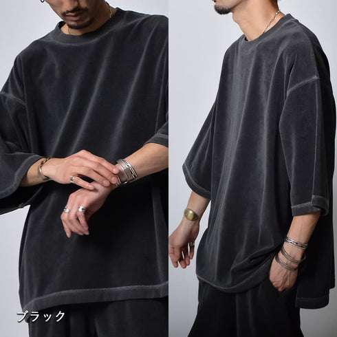 ピグメントパイルTシャツ