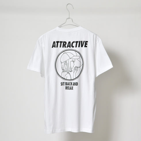 【MODISH GAZE】スモーキングガール SIT BACK AND RELAX半袖Tシャツ