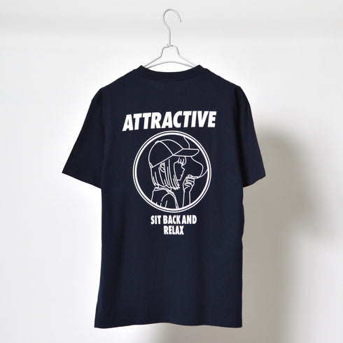 【MODISH GAZE】スモーキングガール SIT BACK AND RELAX半袖Tシャツ