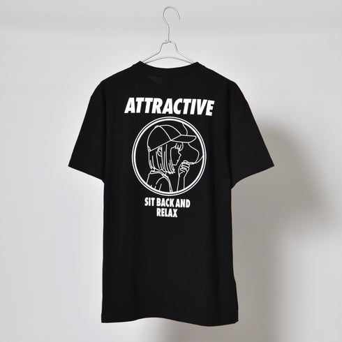 【MODISH GAZE】スモーキングガール SIT BACK AND RELAX半袖Tシャツ