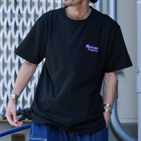 【MODISH GAZE】スモーキングガールRelaxed半袖Tシャツ