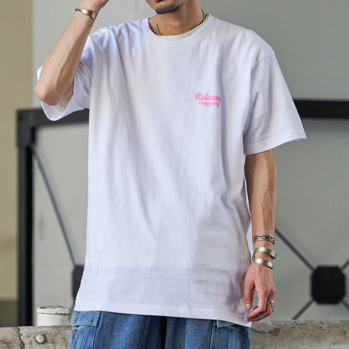 【MODISH GAZE】スモーキングガールRelaxed半袖Tシャツ