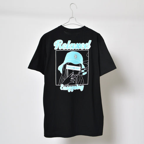 【MODISH GAZE】スモーキングガールRelaxed半袖Tシャツ