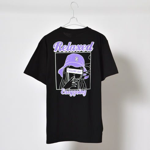 【MODISH GAZE】スモーキングガールRelaxed半袖Tシャツ