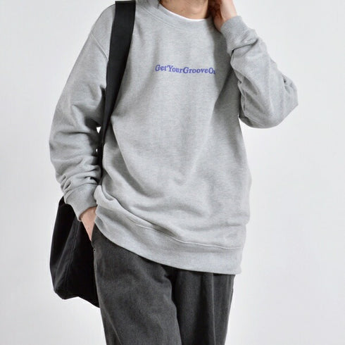 【MODISH GAZE】裏毛スウェット ハートロゴ発泡プリント