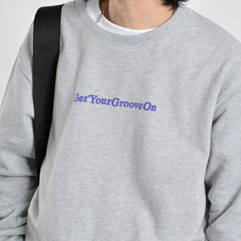 【MODISH GAZE】裏毛スウェット ハートロゴ発泡プリント