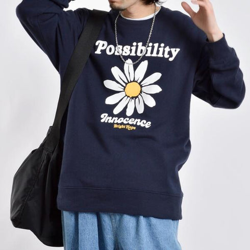 【MODISH GAZE】裏毛スウェット デイジー